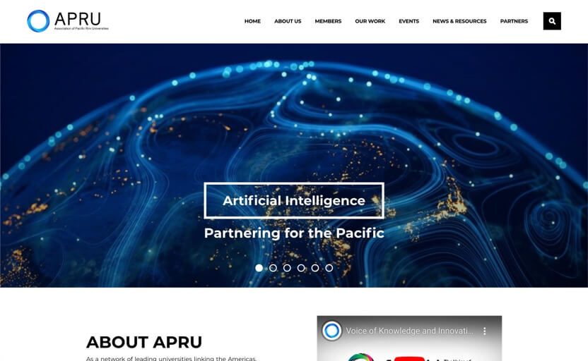 案例: APRU 響應式網站設計